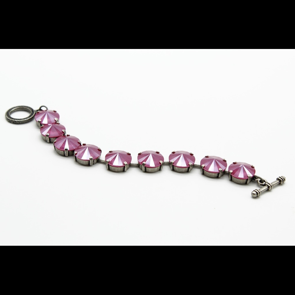 Classic Palm Beach Pink Luxury Statement Bracelet.
